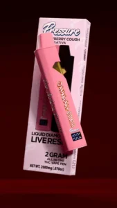 Pressure Strawberry Cough 2g Liquid Diamond + Live Resin Vape (Sativa)